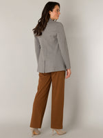 Nada blazer, light gray / melange