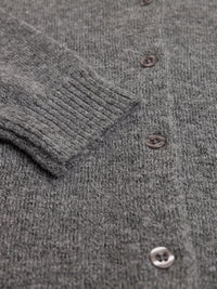 Naomi cardigan, dark gray / melange