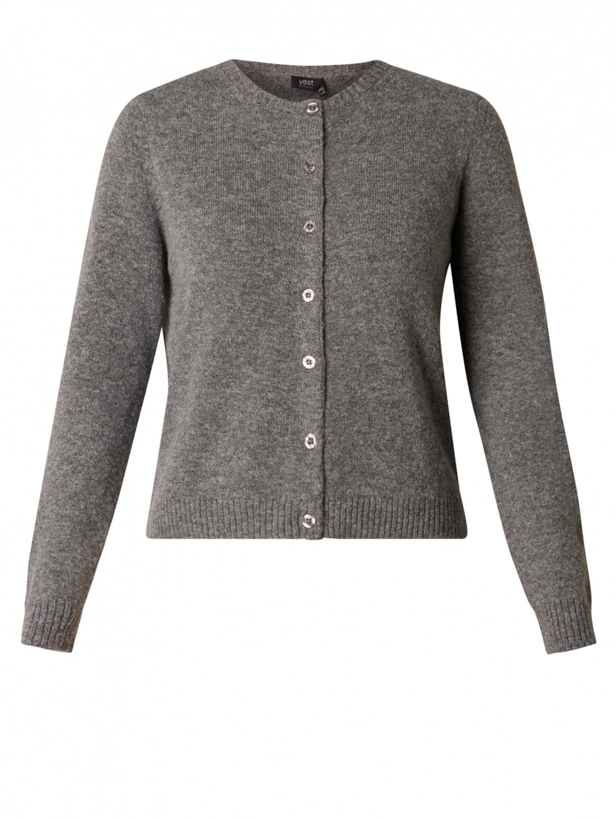 Naomi cardigan, dark gray / melange