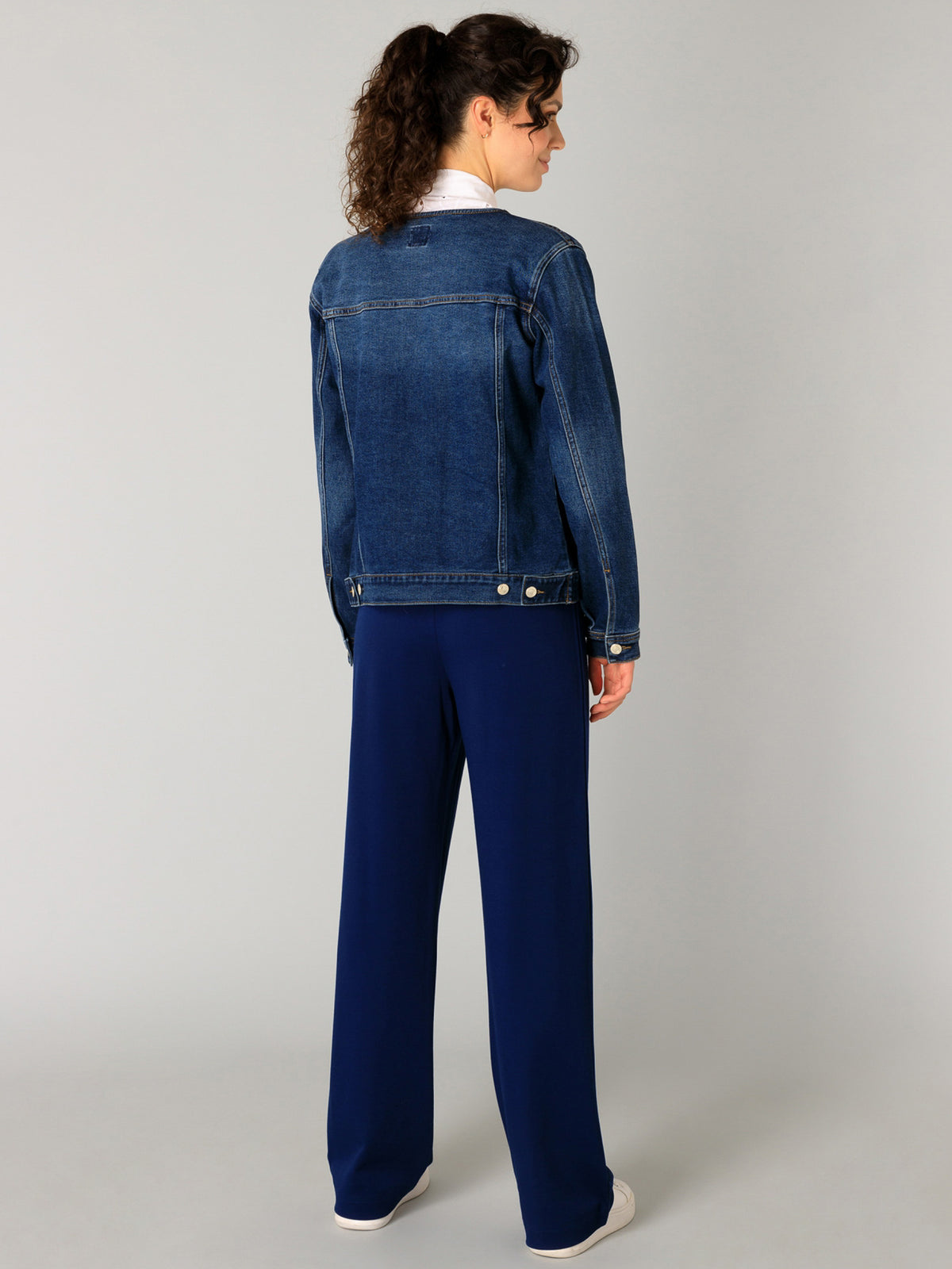 Rachel denim jacket, vintage wash denim