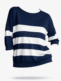 Sole -neule, sininen / valkoinen