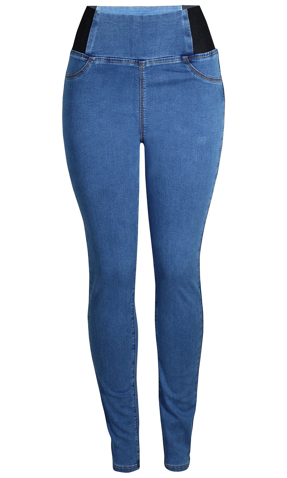 Pixie denim leggings, denim