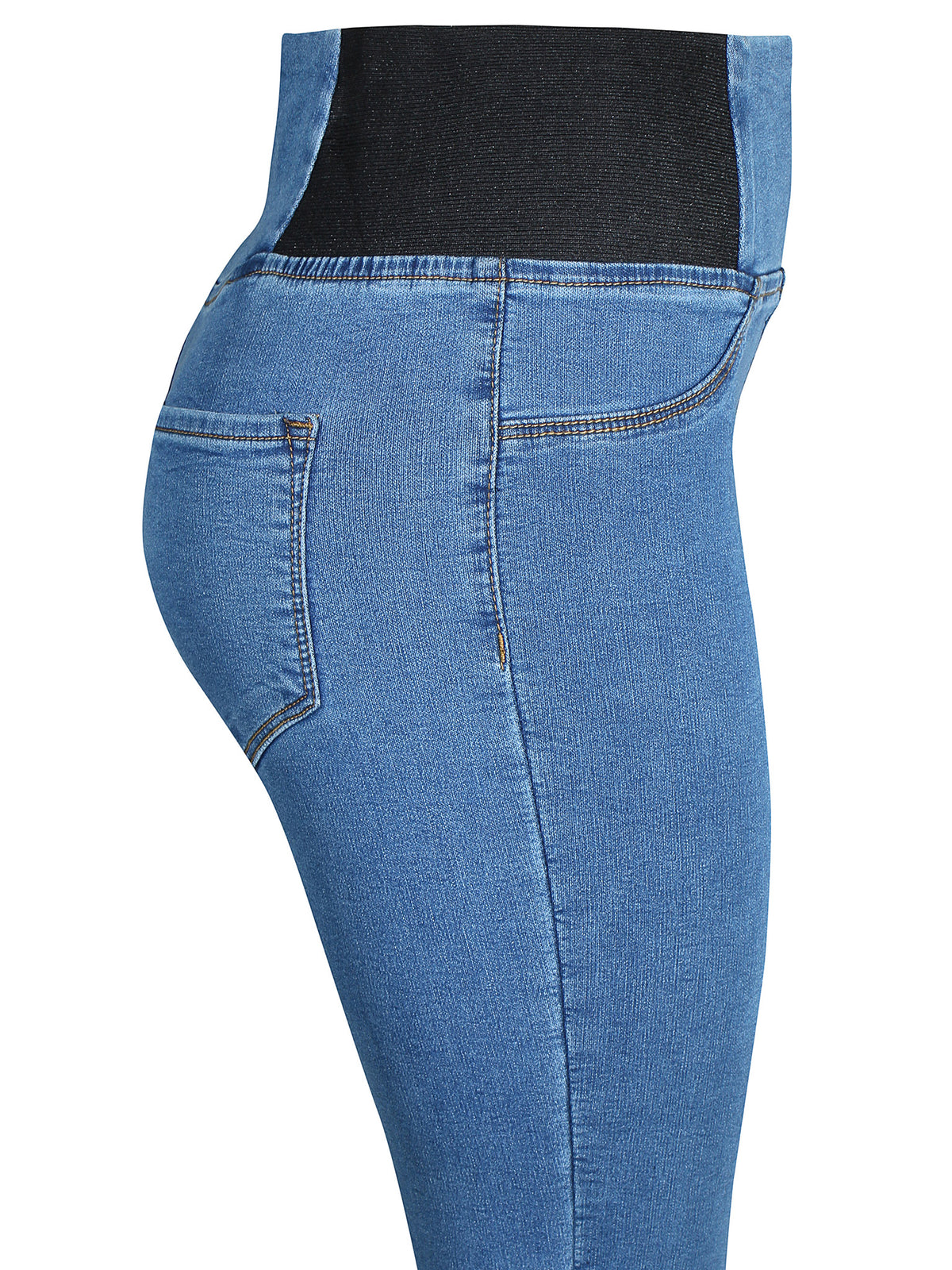 Pixie denim leggings, denim