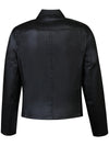 Hillary-cout biker jacket, black