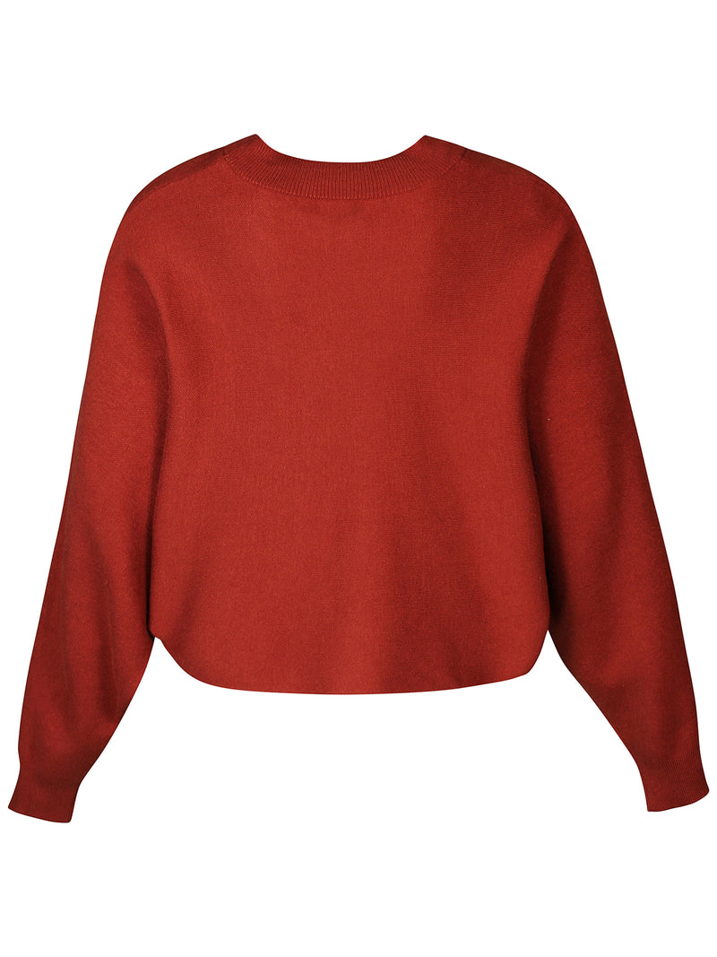 Romin sweater, burnt brick red