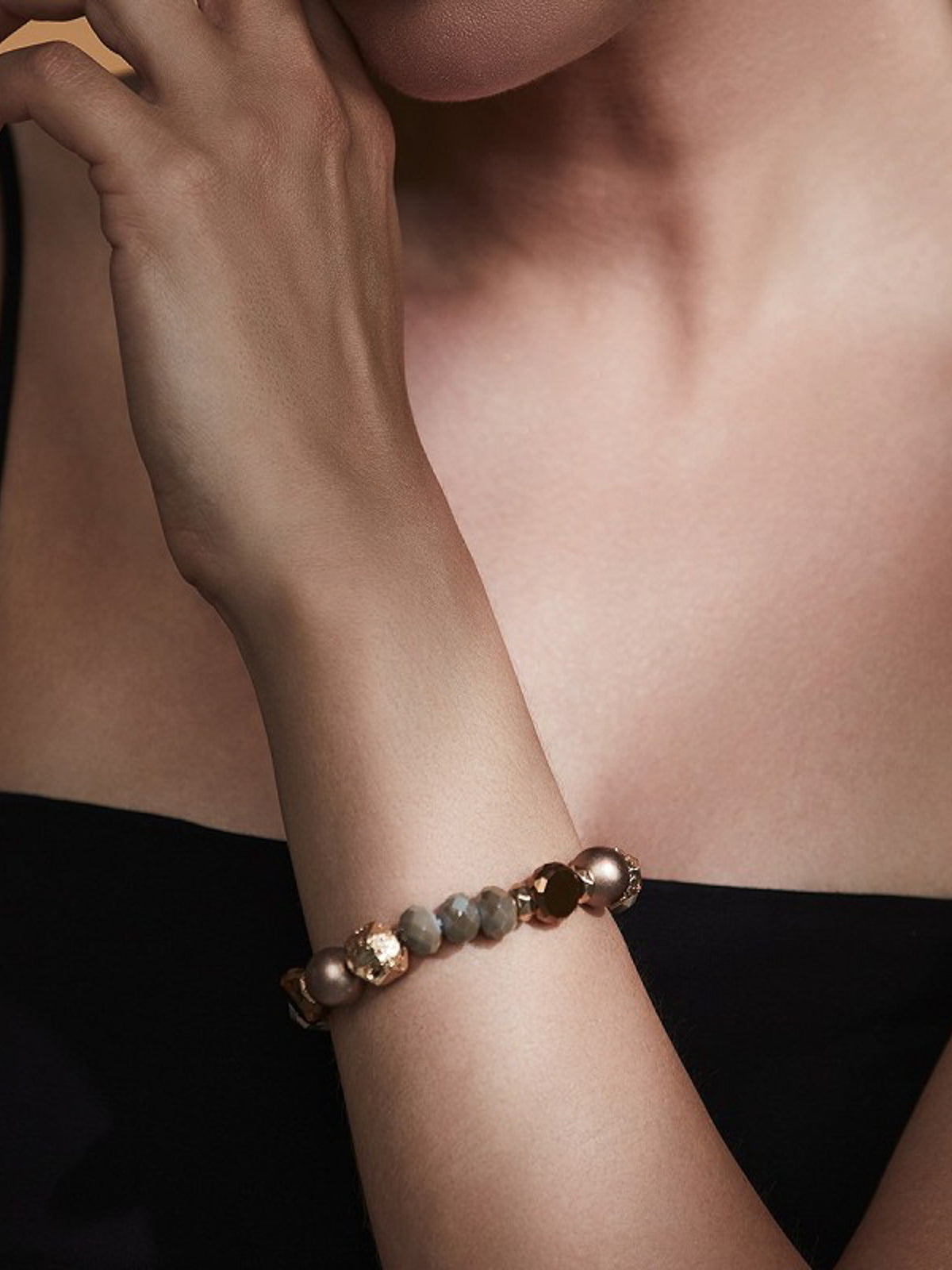 Linnea bracelet, taupe