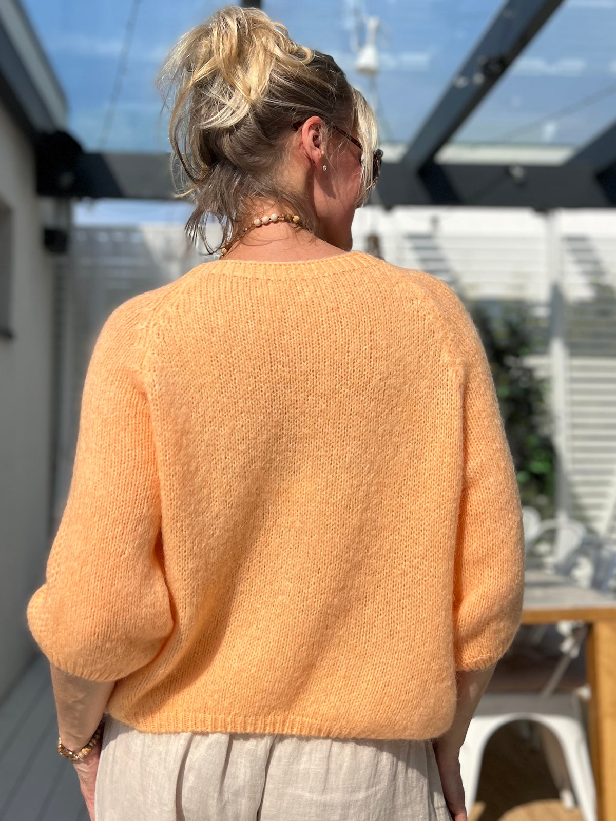 Cara sweater, peach