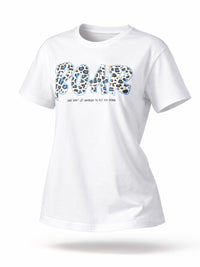 Roar -t-paita, valkoinen / sininen