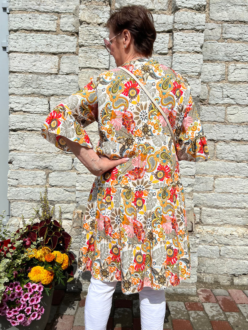 Nantes tunic/dress, multicolor