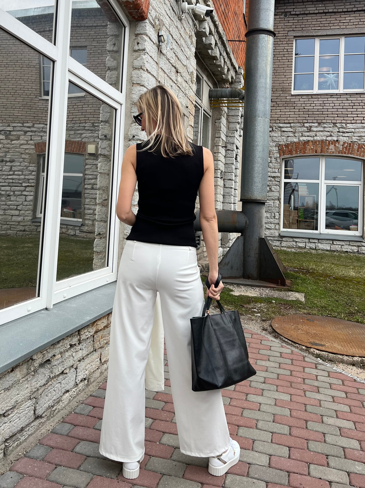 Aretha -housut, soft white