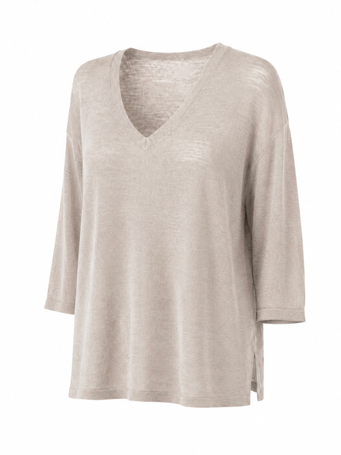 Juliet -pellavaneule, beige