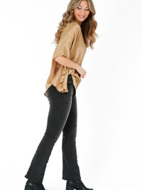 Brie blouse, amber gold