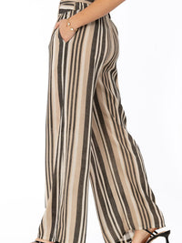 Norma pants, sand / black / cream