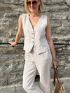 Elaine -liivi, beige