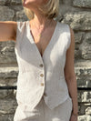 Elaine -liivi, beige