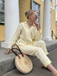 Elaine blouse, light yellow