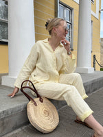 Elaine -pusero, vaaleankeltainen