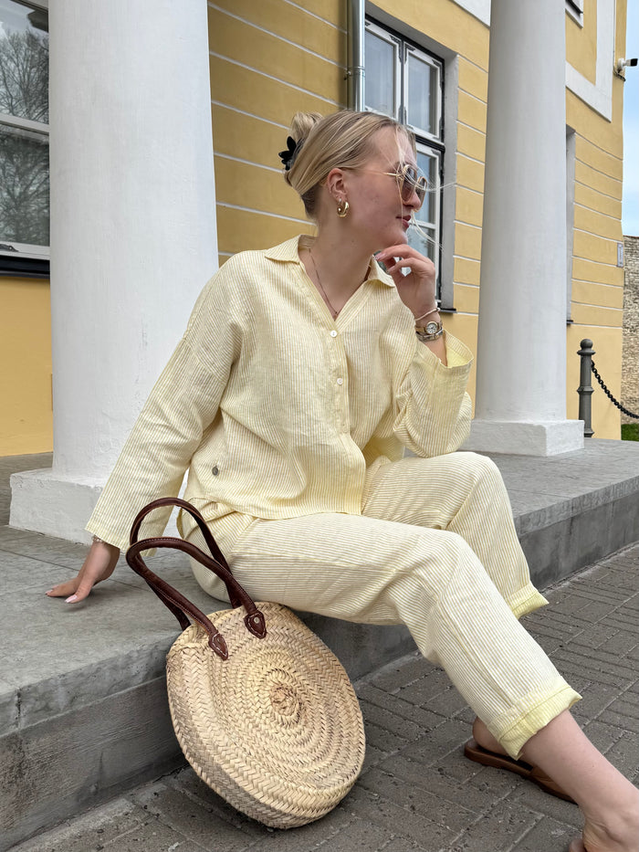 Elaine pants, light yellow