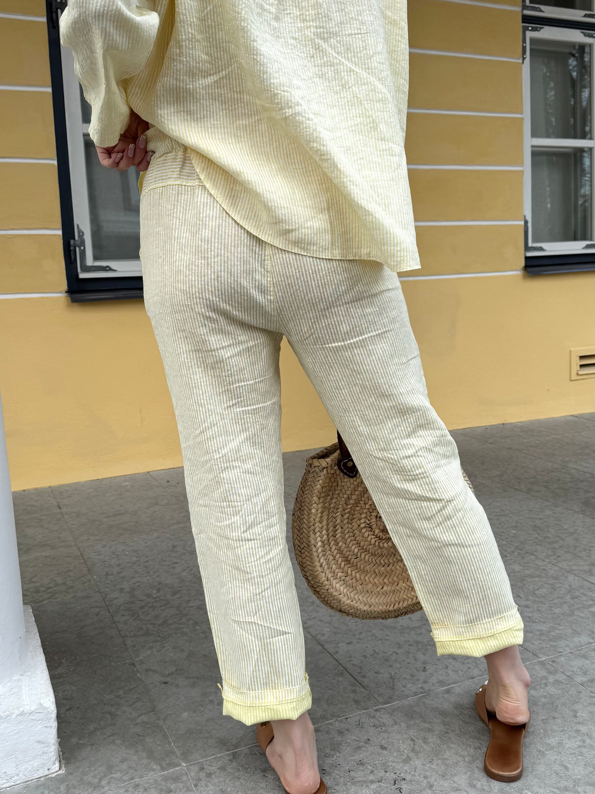 Elaine pants, light yellow