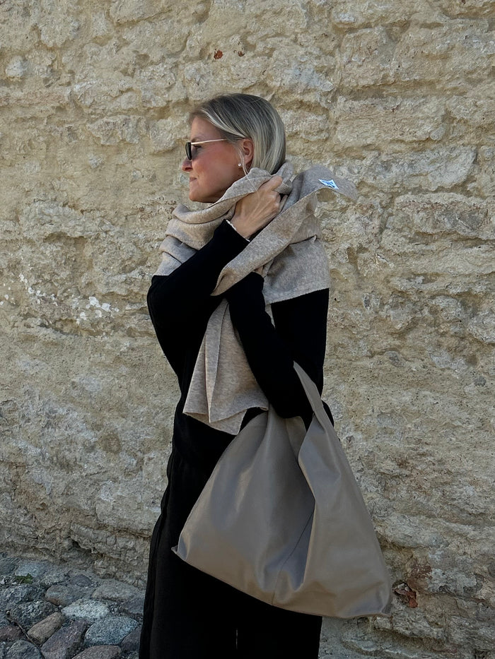 Effie scarf, melange beige 