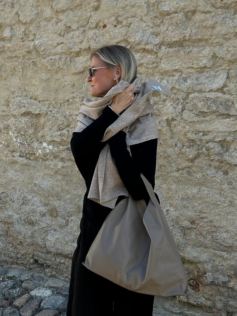 Effie -huivi, meleerattu beige