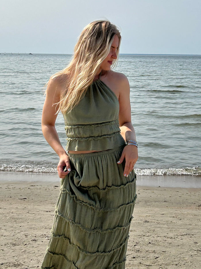 Thalia set, sage green