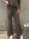 Selene lounge knit pants, Chai