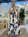 Lily maxi dress, blue