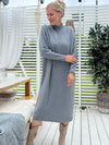 Stephanie knitted dress, gray