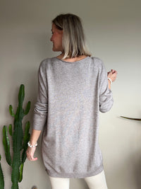 Norah -neuletunika, taupe