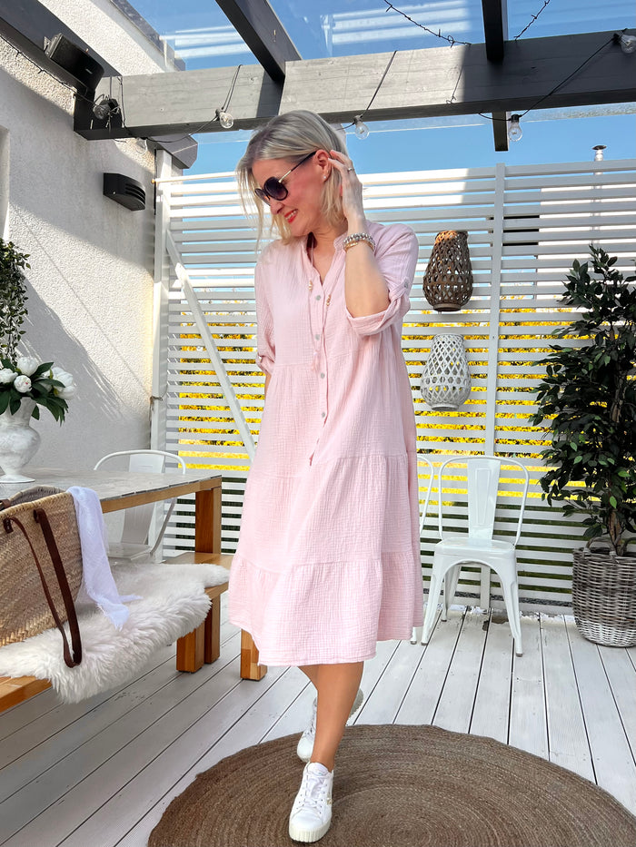 Carlotta dress, pink