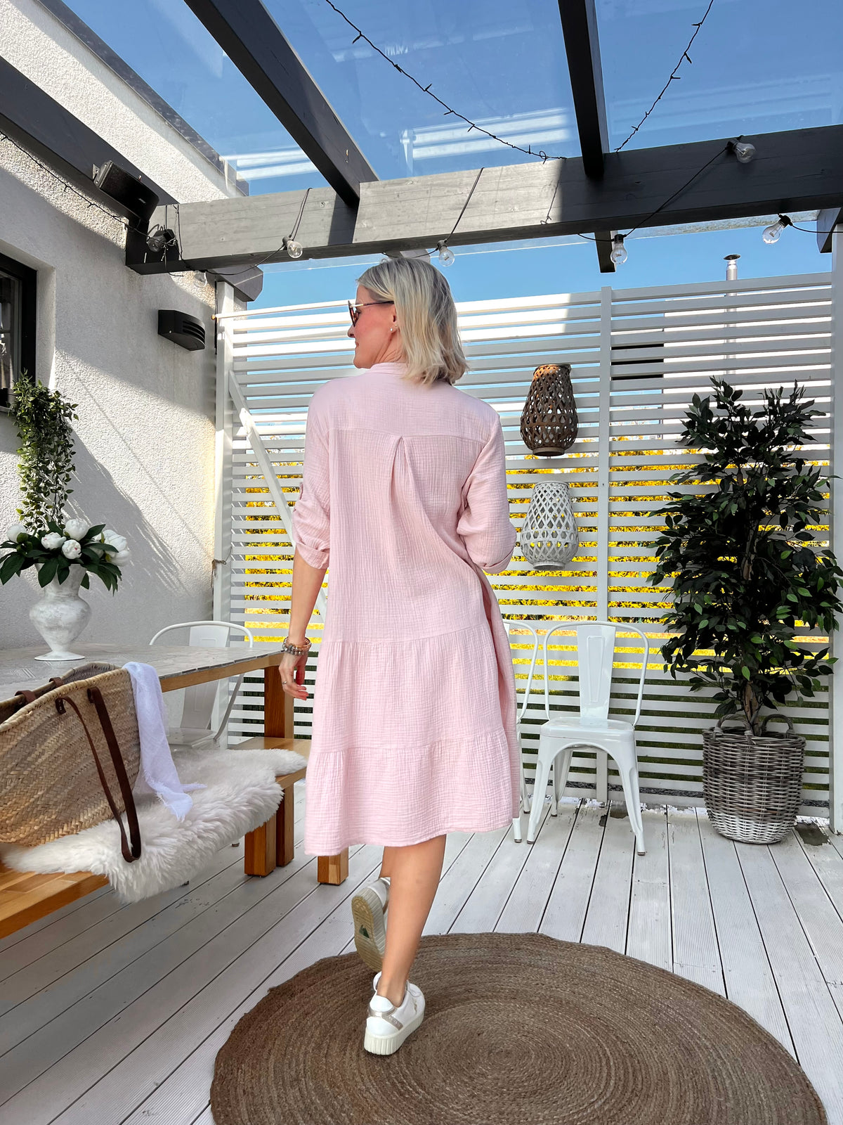 Carlotta dress, pink