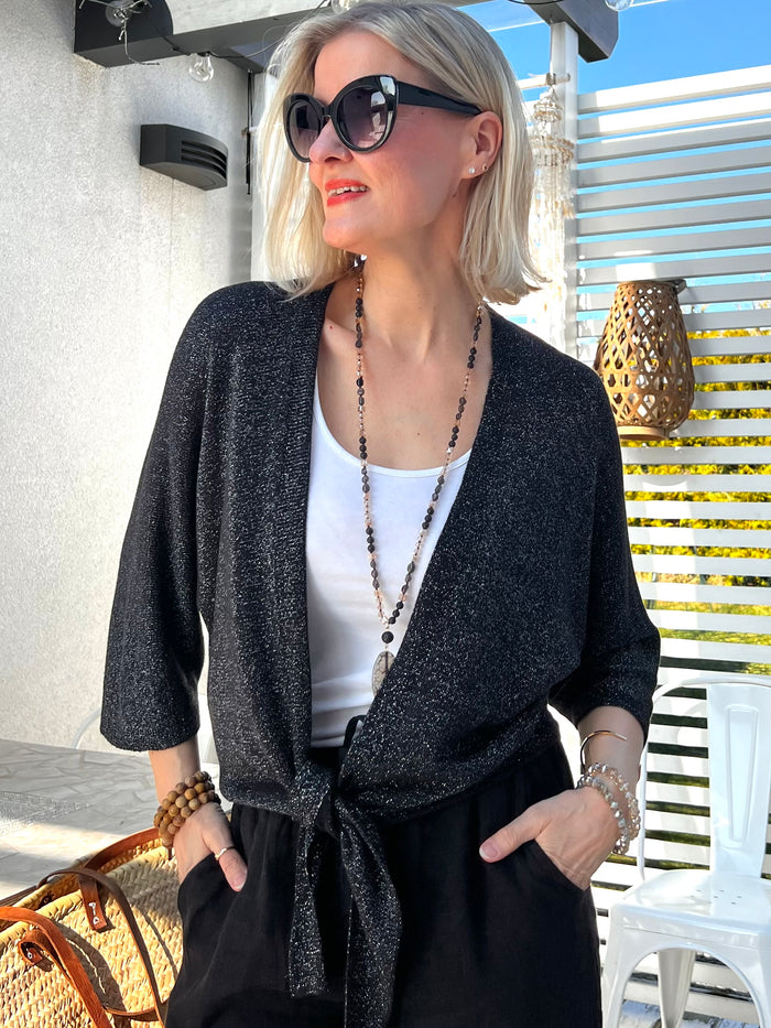 Donella bolero, black