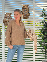 Nicola sweater, camel
