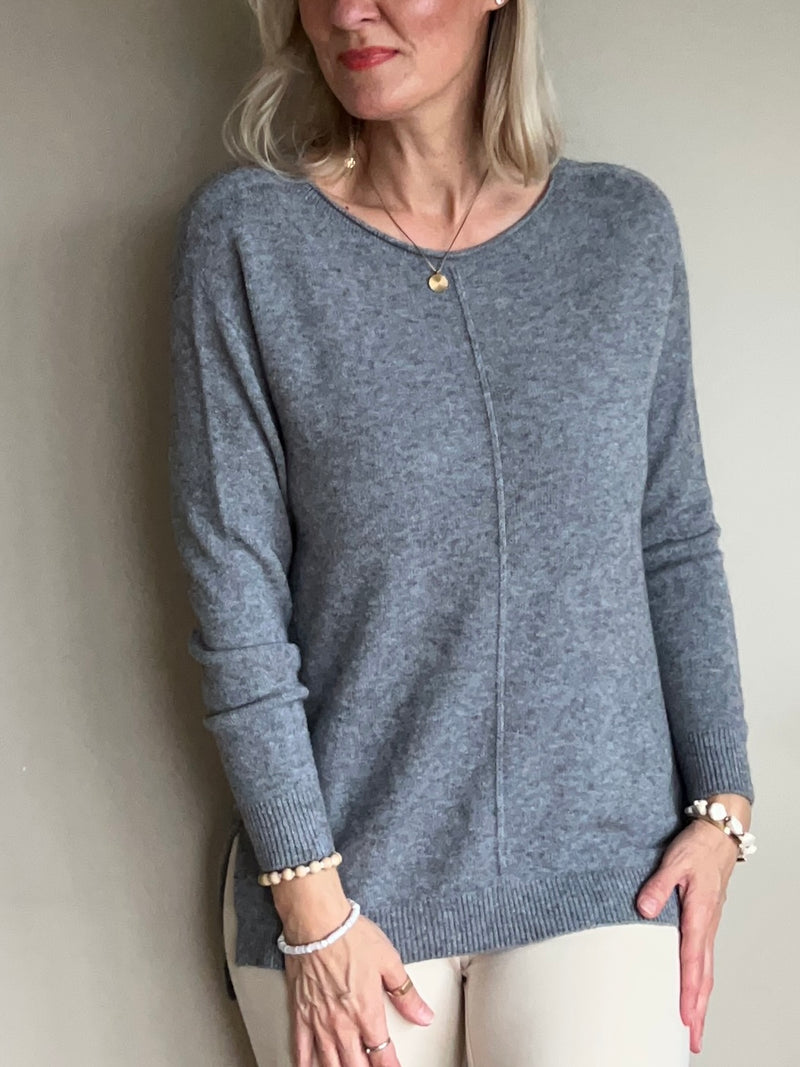 Maria -neule, harmaa