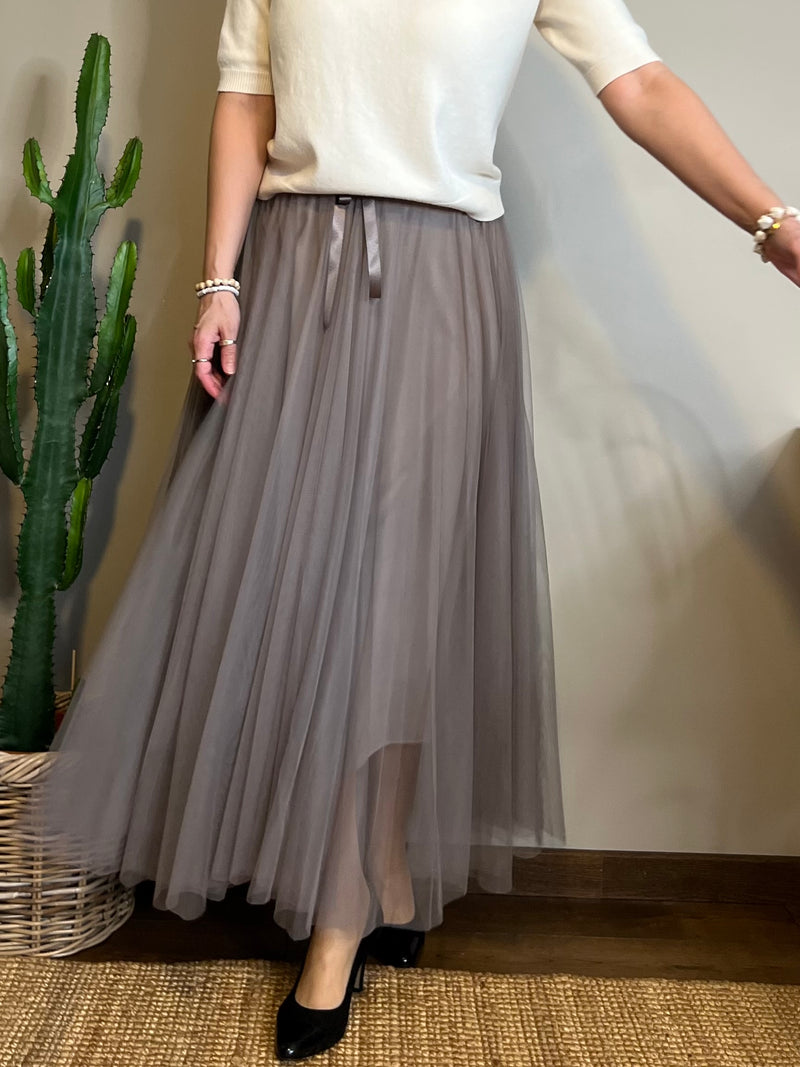 Tyllihame pitkä, taupe