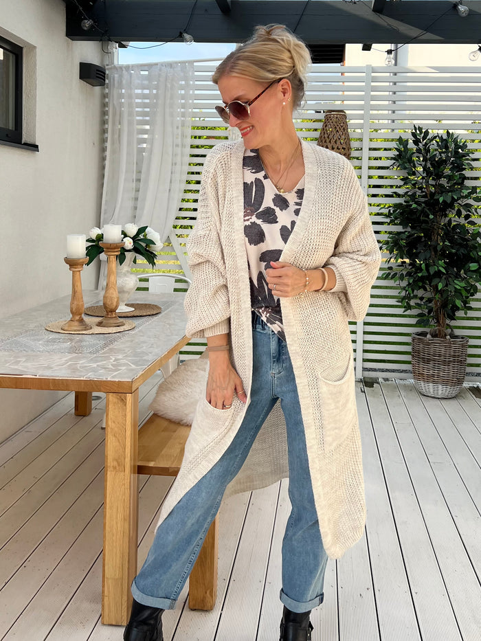 Aurora cardigan, beige