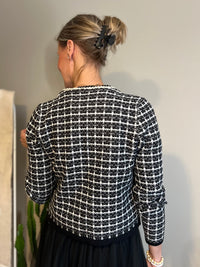 Volante -jakku, musta/valkoinen