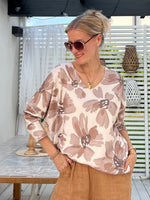 Cameo sweater, taupe/beige