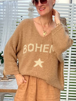 Boheme sweater, caramel