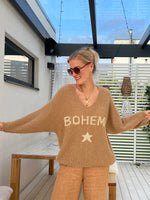 Boheme sweater, caramel