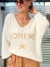 Boheme sweater, off-white