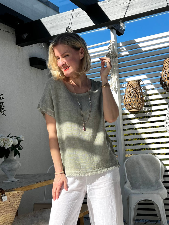 Bellissa shirt, light green