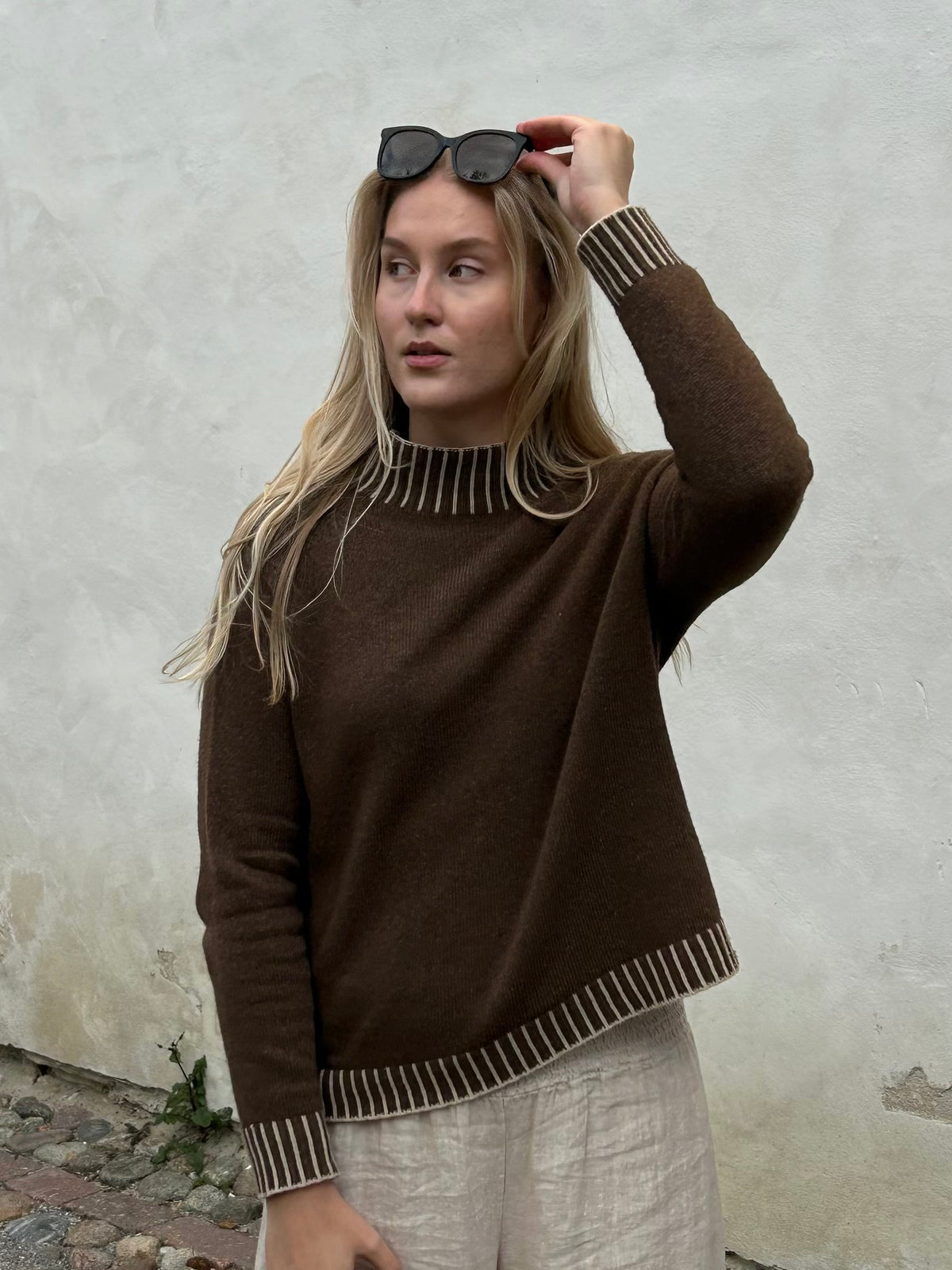 Amalia sweater, brown sugar