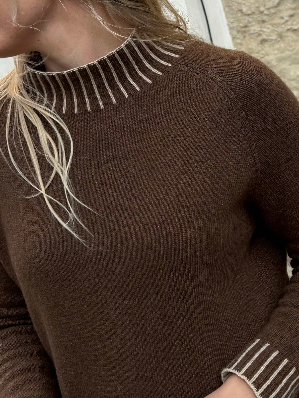 Amalia sweater, brown sugar