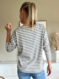 Idaho sweater, gray / natural