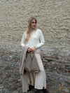Amalia sweater, oat milk
