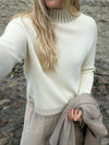 Amalia sweater, oat milk