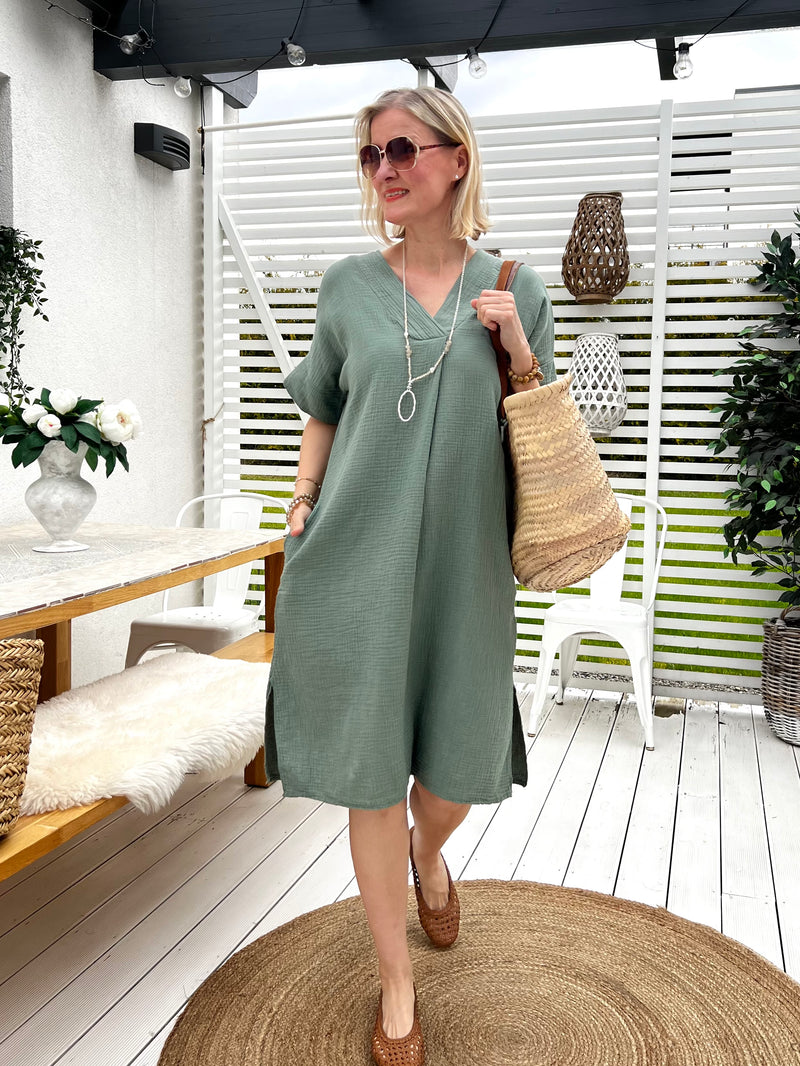 Lucetta dress, green