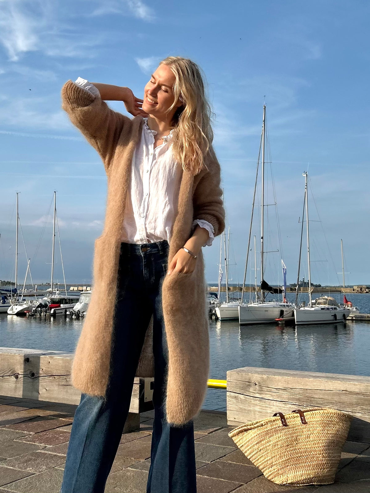 Yianna cardigan, caramel